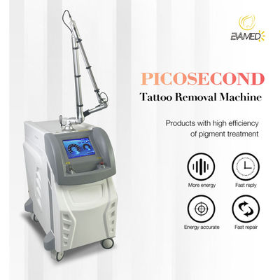 เครื่องเลเซอร์ 2 ไม้ 2700W Picosecond ด้วยความยาวคลื่น 1064nm/532nm/1320nm/755nm