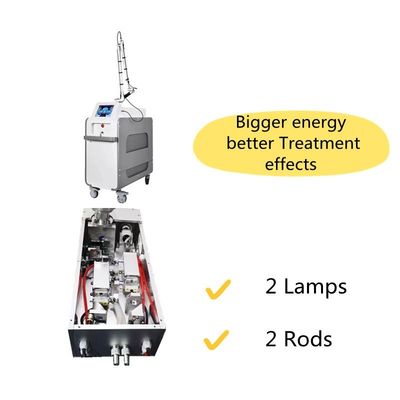 Q Switch picocare Laser Tattoo Removal Machine 2 ถึง 10mm